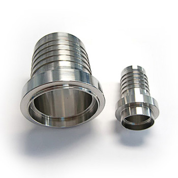 12Years customized professional stainless steel sanitary hose fitting for teflon hose